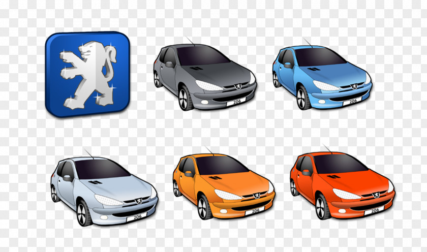 Dongfeng Peugeot Icon 206 Car PNG