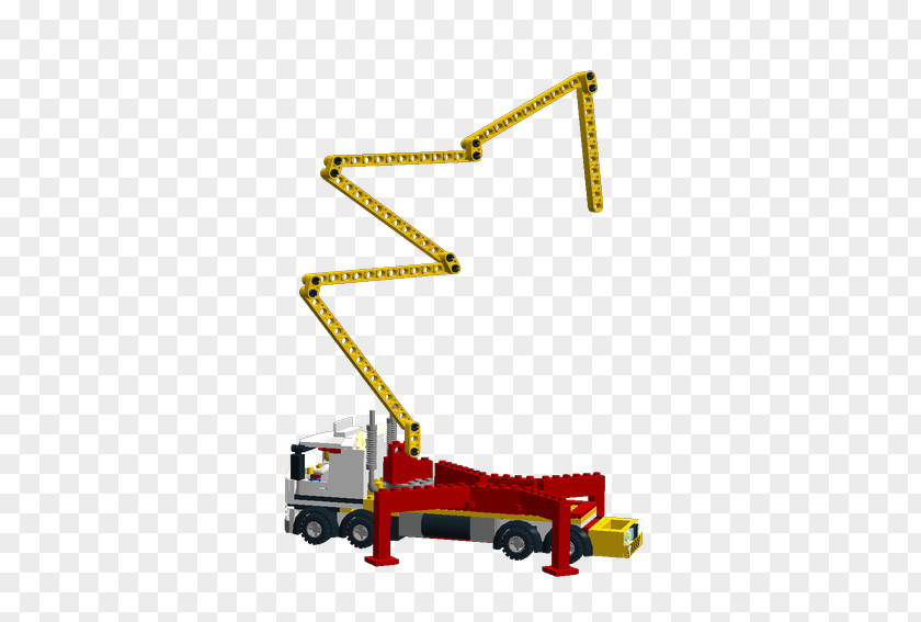 Toy Concrete Pump Crane Lego Ideas PNG