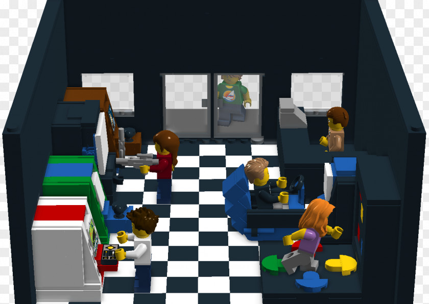 Toy Lego Racers Bosconian Arcade Game PNG