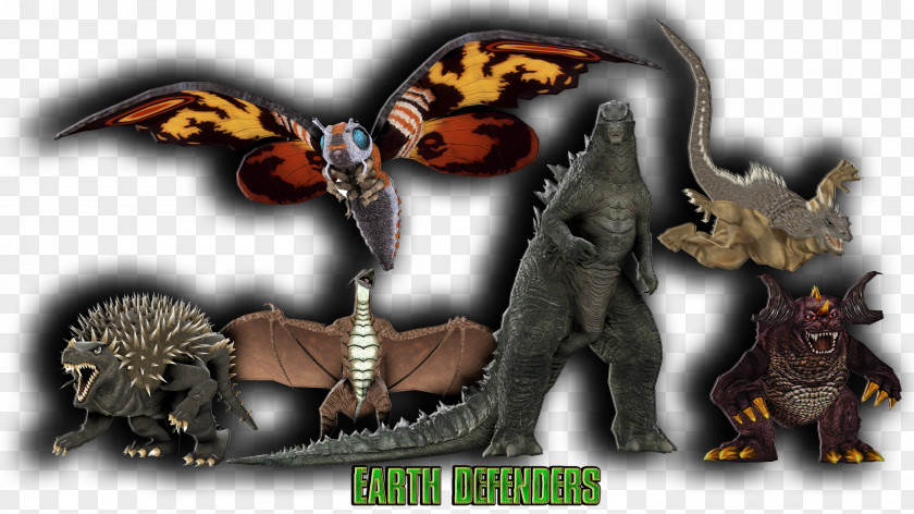Mr Six Godzilla Mothra Varan Baragon Anguirus PNG