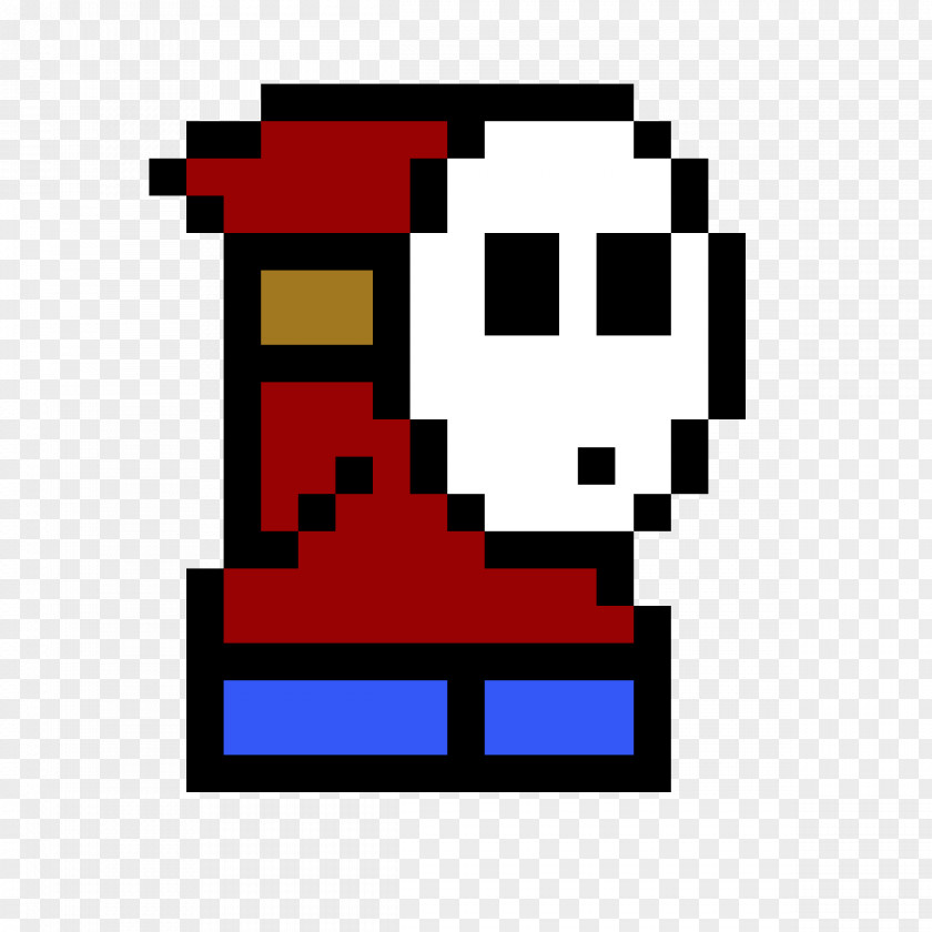Pixel Art Minecraft Shy Guy Mario PNG