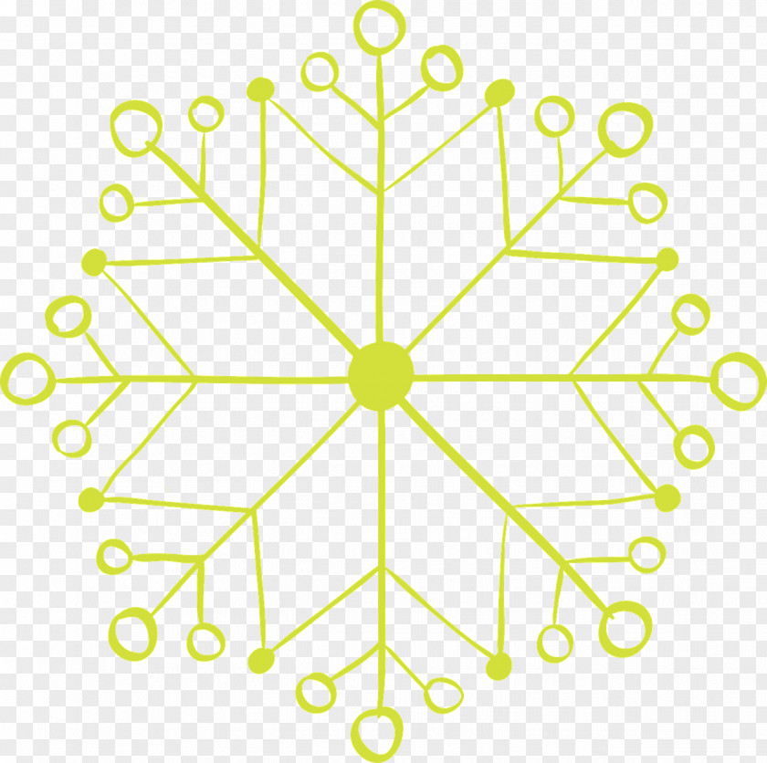 Snowflake Blue Ice Crystal PNG