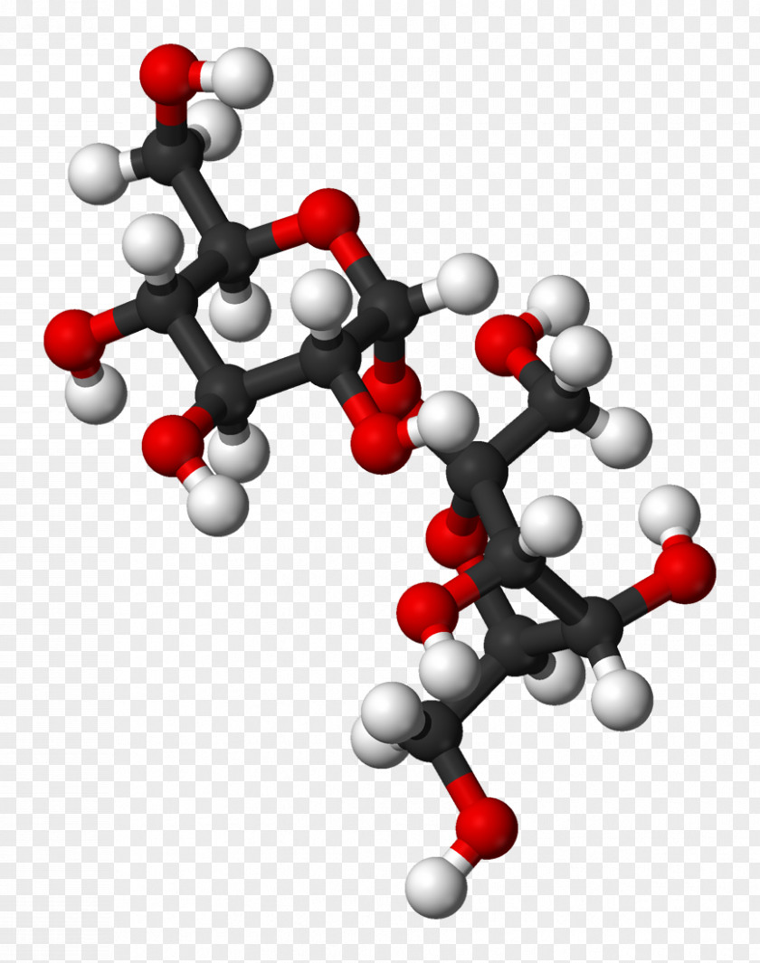Sugar Sucrose Ball-and-stick Model Fructose Sweetness PNG