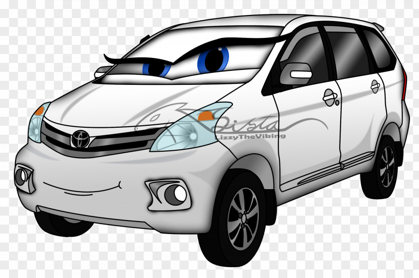 Cartoon Car Toyota Avanza Daihatsu PNG