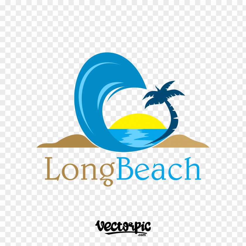 Cool Beach Logos Logo Graphic Design Clip Art Brand Font PNG