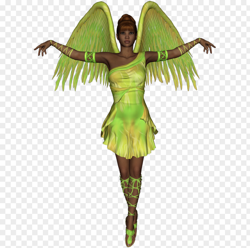 Fairy Lutin Elf Costume Design PNG