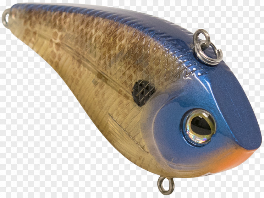 Fish Spoon Lure Cobalt Blue PNG