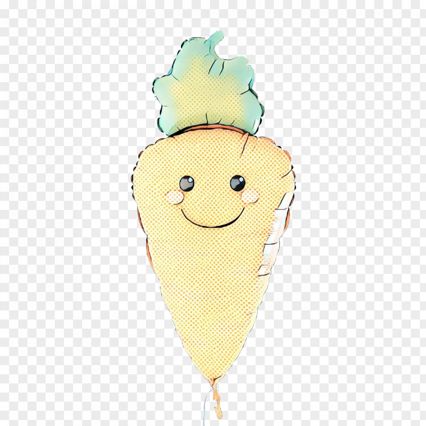 Food Pineapple Ice Cream Cone Background PNG