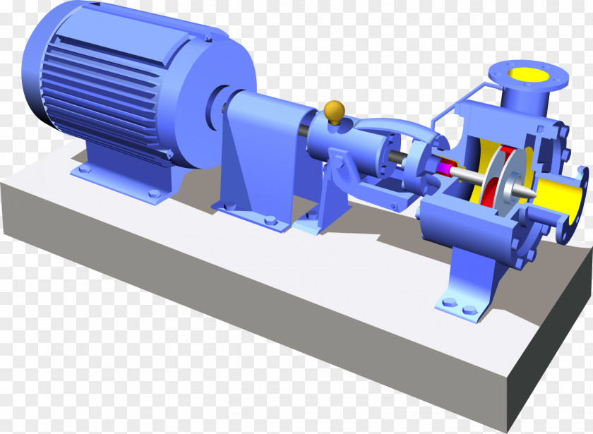 Pump Centrifugal Impeller Fluid Electric Motor PNG