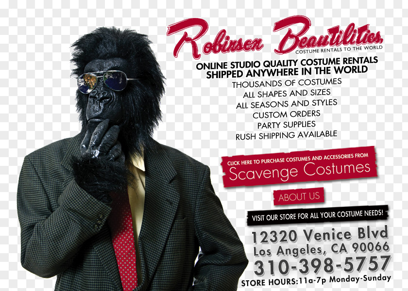 Robinsons Robinson Beautilities The Costume House Advertising Venice PNG