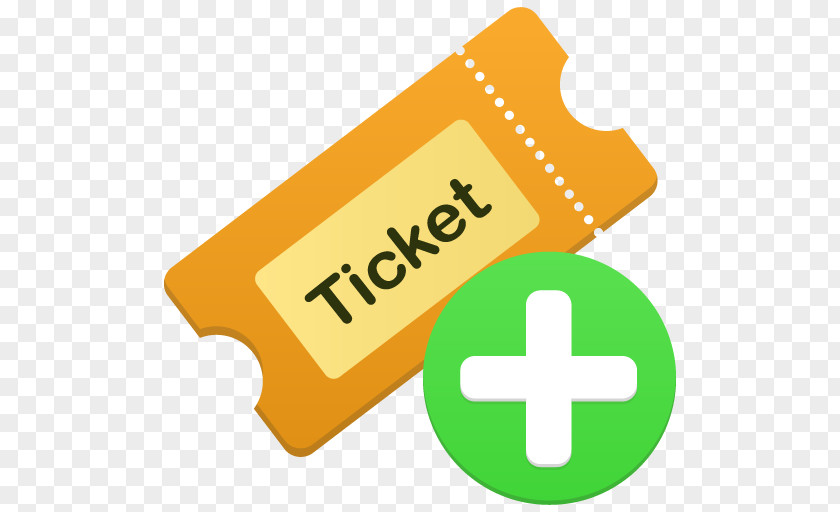 Ticket Add Area Text Brand Yellow PNG
