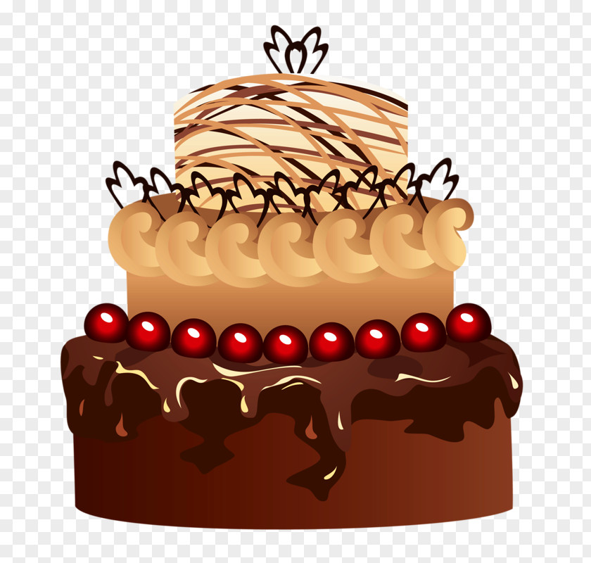 Chocolate Cake Cupcake Birthday Fruitcake Torte PNG