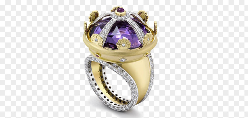 Gemstone Crown Ring Jewellery Theo Fennell PLC Diamond PNG
