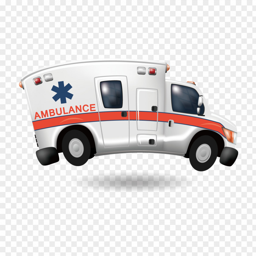 Speeding Ambulance Royalty-free Illustration PNG