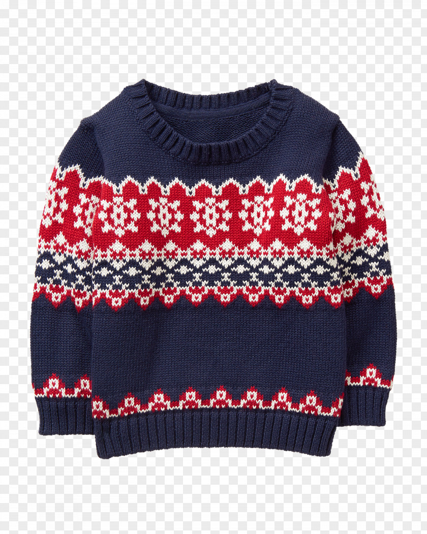 St. Brendan's Fair Isle Sleeve Sweater Outerwear PNG