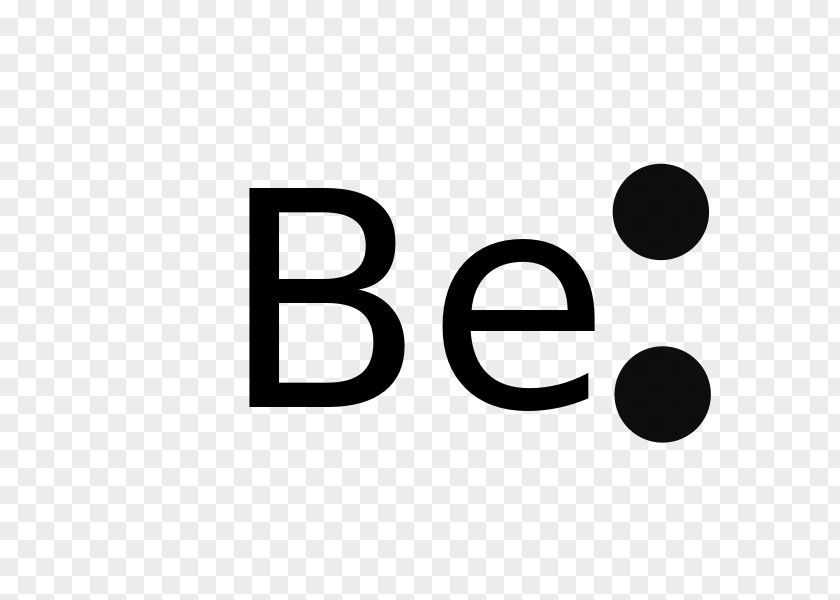 Symbol Lewis Structure Beryllium Valence Electron Bohr Model PNG