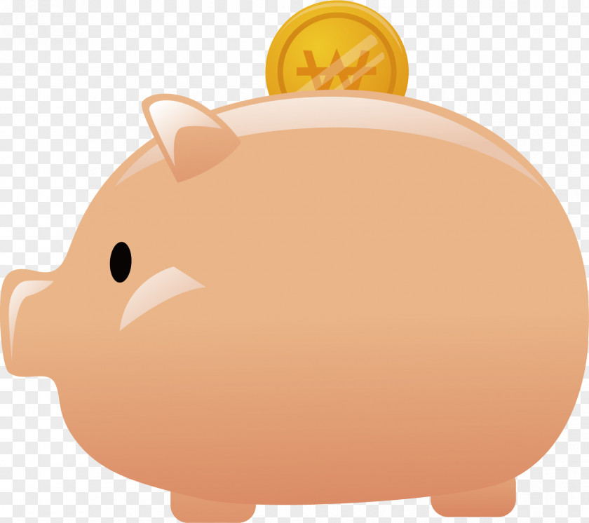 Vector Material Piggy Bank Domestic Pig Computer File PNG