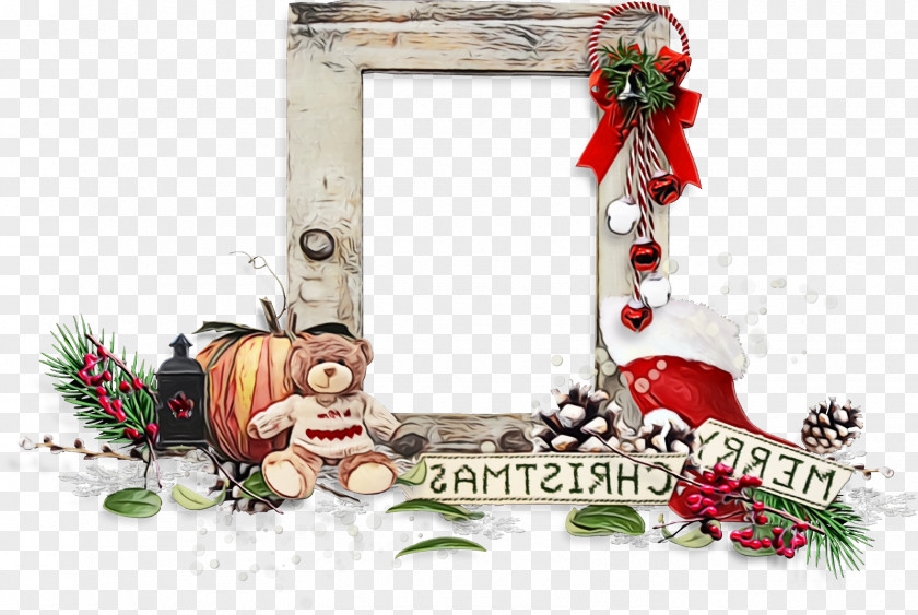 Ornament Christmas Stocking Picture Frame PNG