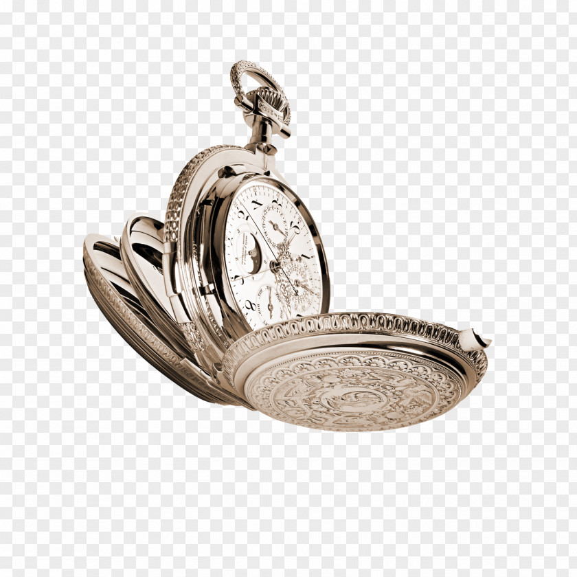 Vintage Pocket Watch Chain PNG