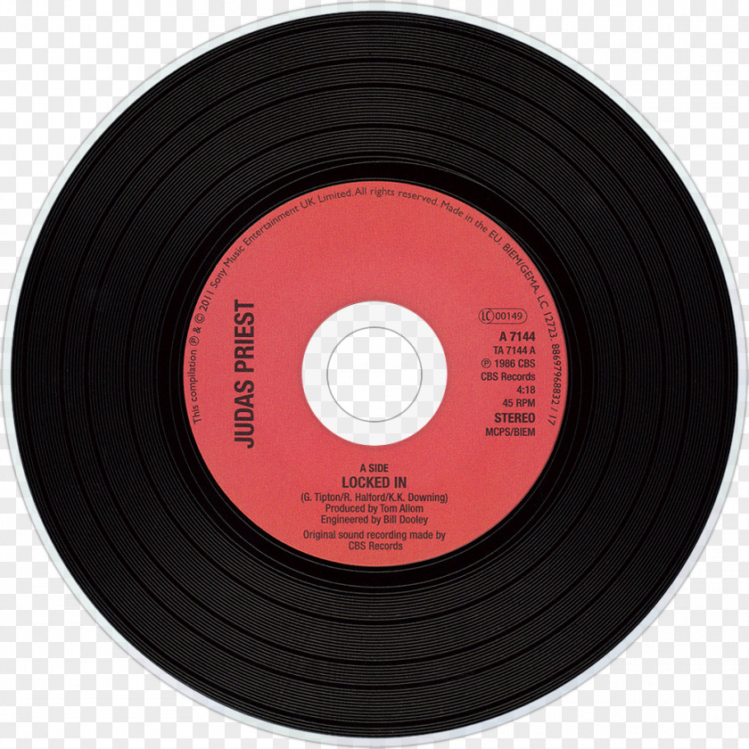 Compact Disc Single Cuts Phonograph Record Music Album PNG disc record Album, Judas Priest clipart PNG