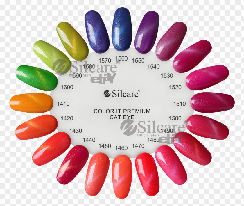 Nails Gel Color Chart Lakier Hybrydowy Nail Art PNG