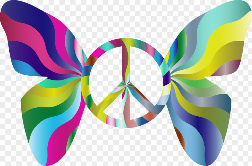 Peace Symbol Symbols Butterfly Clip Art PNG