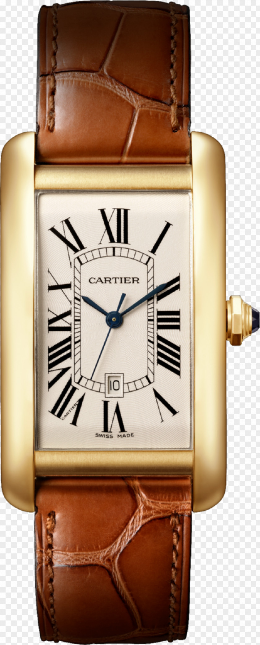 Watch Cartier Tank Bracelet Française PNG
