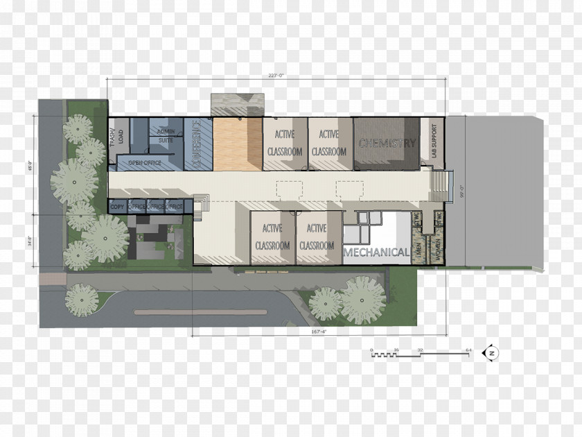 Academic Building House Facade Floor Plan Property PNG