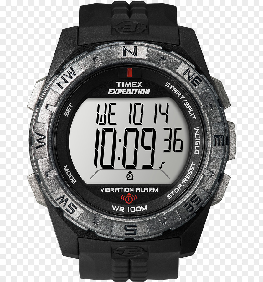 Alarm Watch Timex Men's Expedition Vibration Ironman Group USA, Inc. Indiglo Field Chronograph PNG