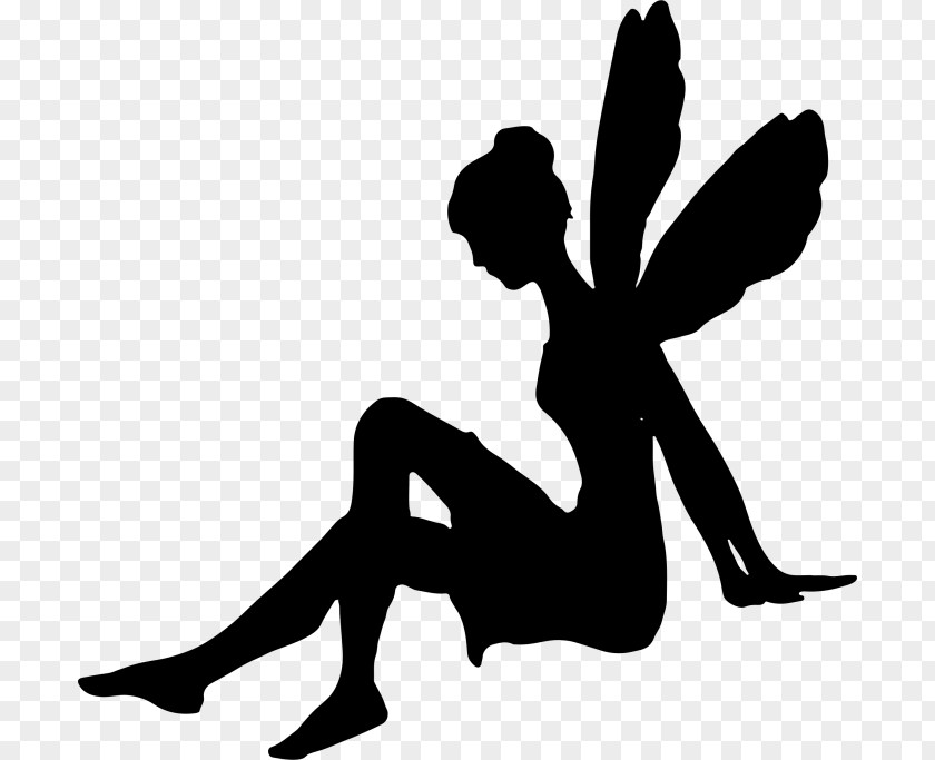 Joint Human Silhouette Leg Sitting Wing Black-and-white PNG