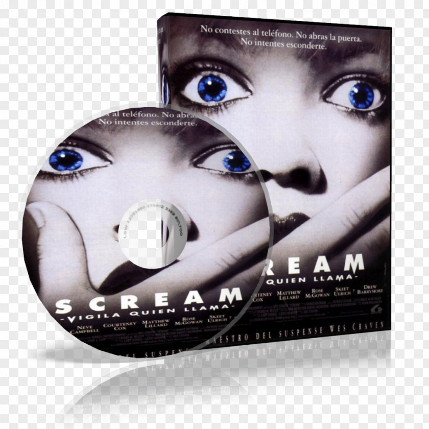 Neve Campbell Eye Shadow Scream Film Poster PNG