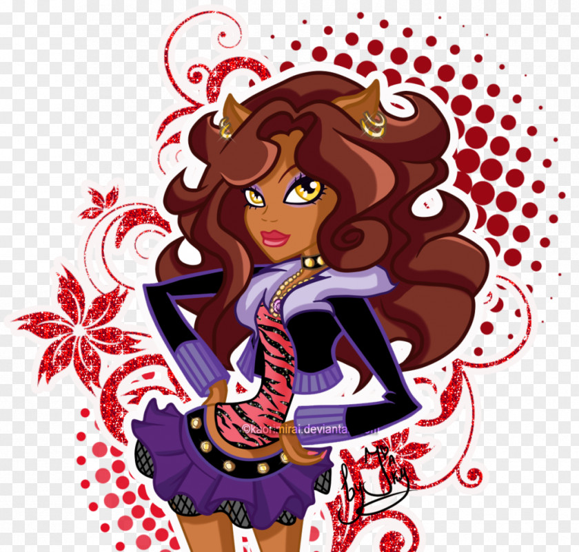 Vatera Gray Wolf Monster High Clawdeen Doll Frankie Stein Original Gouls CollectionClawdeen PNG