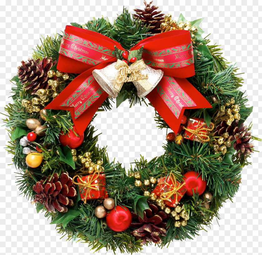 9 Christmas Tree Wreath Holiday Clip Art PNG