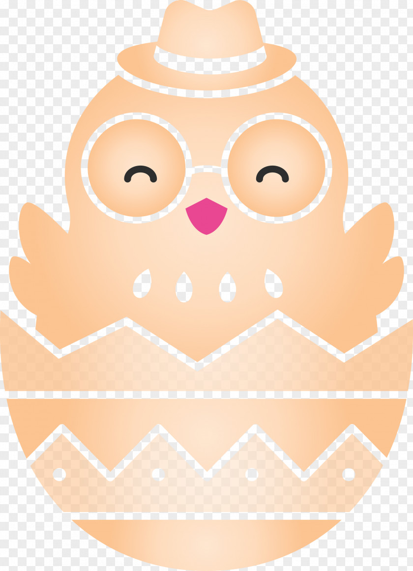 Chick In Eggshell Easter Day Adorable PNG