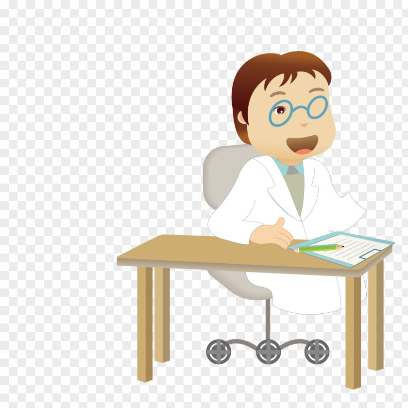 Doctor Old Age Physician Cartoon Patient Illustration PNG