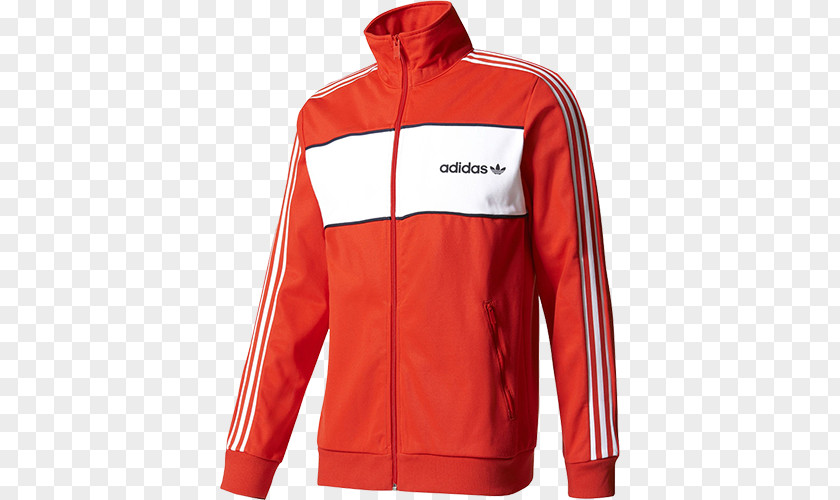 Red Jacket Tracksuit T-shirt Adidas Top PNG