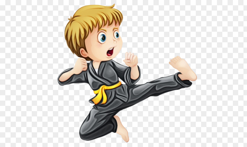 Strike Japanese Martial Arts Cartoon Kick Karate Kung Fu Taekwondo PNG