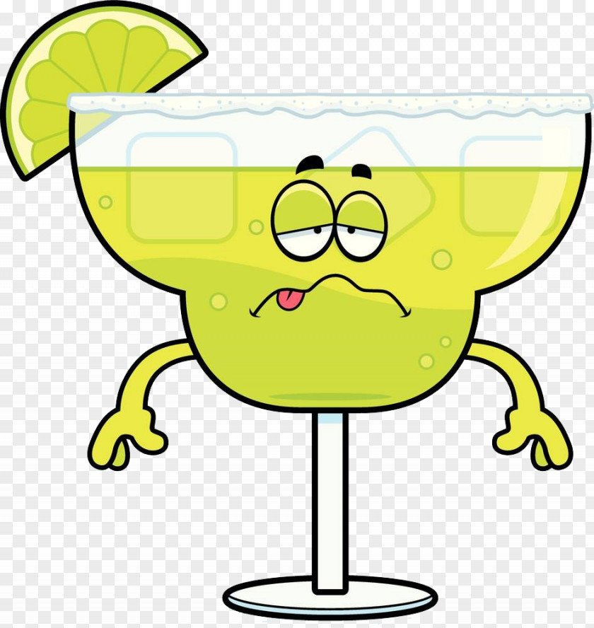 The Face Of Juice Cup Margarita Cartoon Royalty-free Illustration PNG