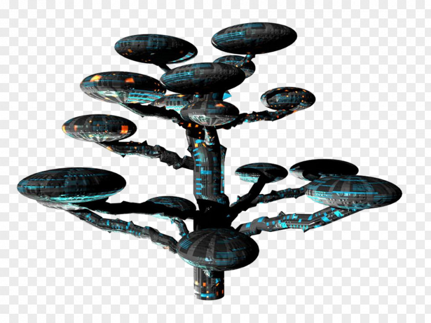 Ufo Tree Alien PNG