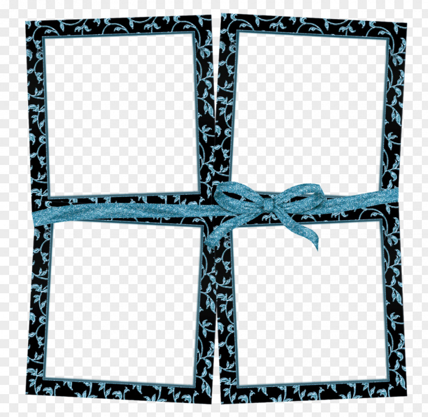 Blue Frame Picture Frames Mat Stock Photography PNG