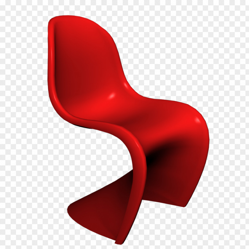 Chair Panton Vitra Design Museum Wiggle Side PNG