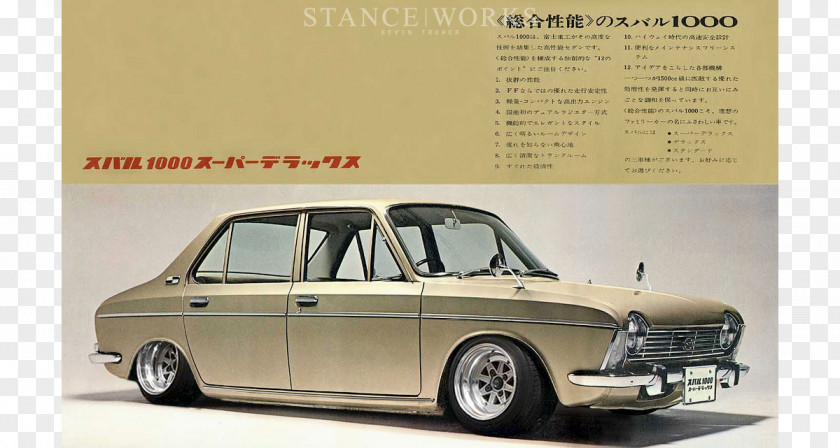 Classic Car Subaru Impreza Leone Legacy PNG