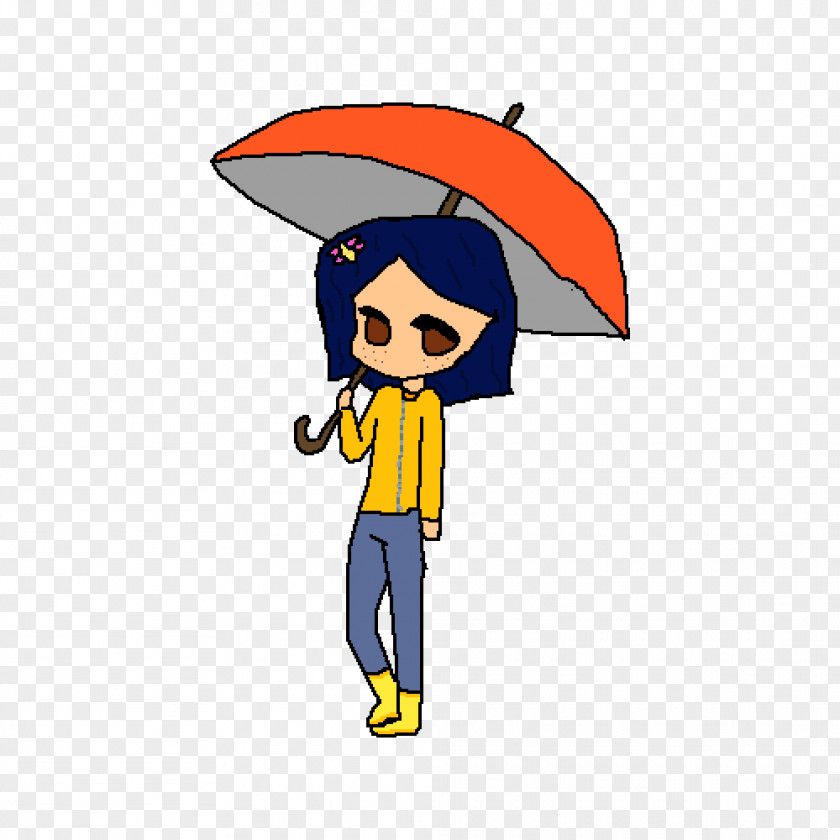 Coraline Jones Umbrella Boy Character Clip Art PNG