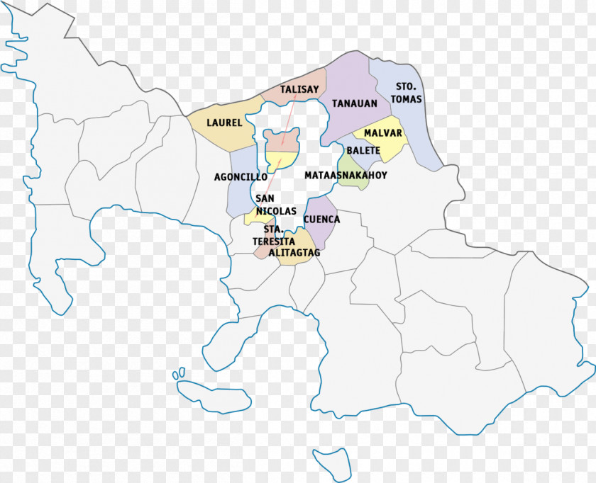 Map Philippines Legislative Districts Of Batangas Albay City Tanauan PNG