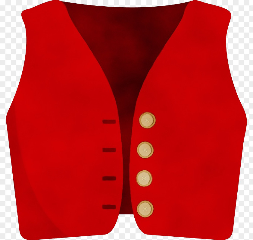 Red Waistcoat PNG