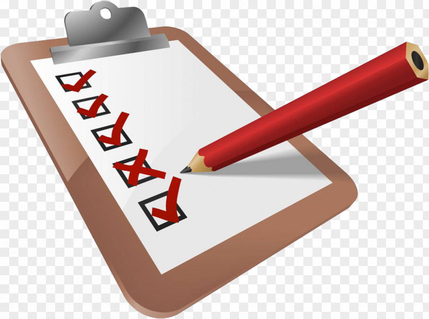 Survey Checklist Property Management Business Clip Art PNG