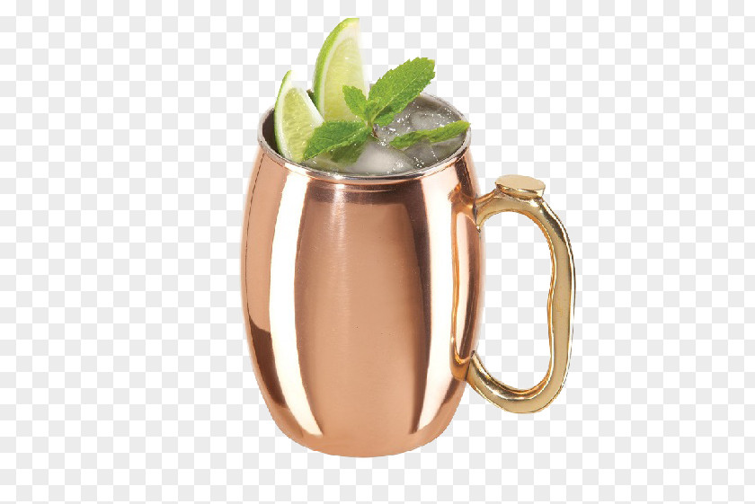 Moscow Mule Cocktail Ginger Beer Mug PNG