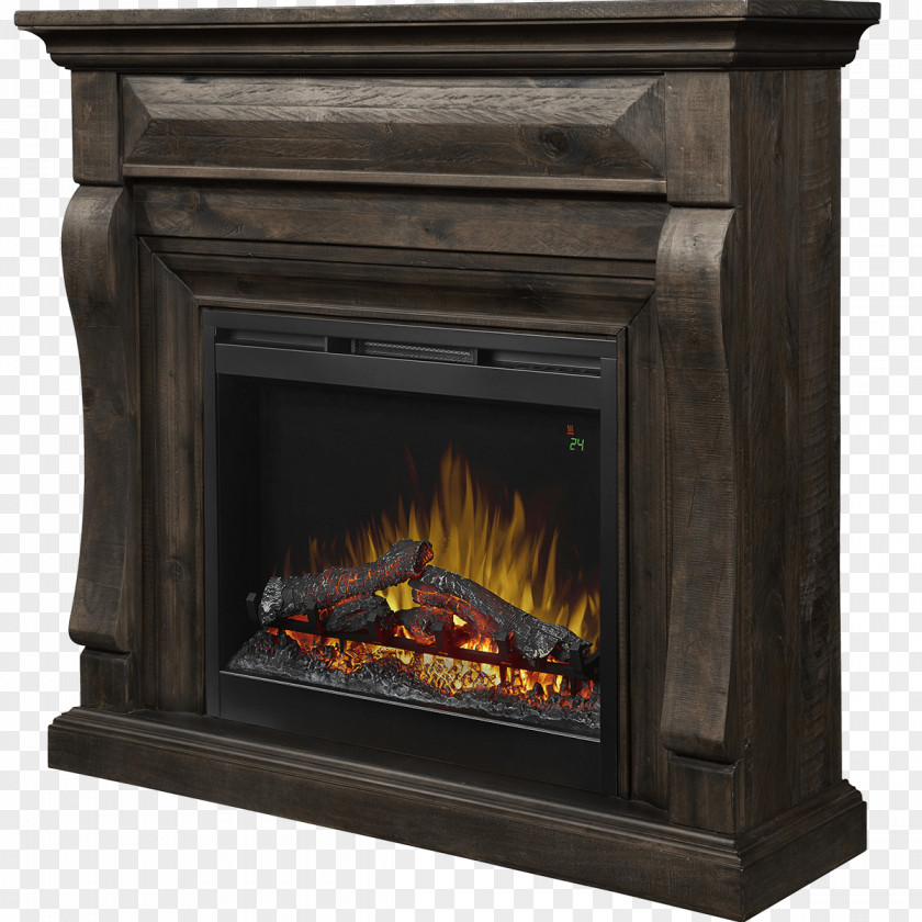 Stove Electric Fireplace Mantel GlenDimplex Insert PNG