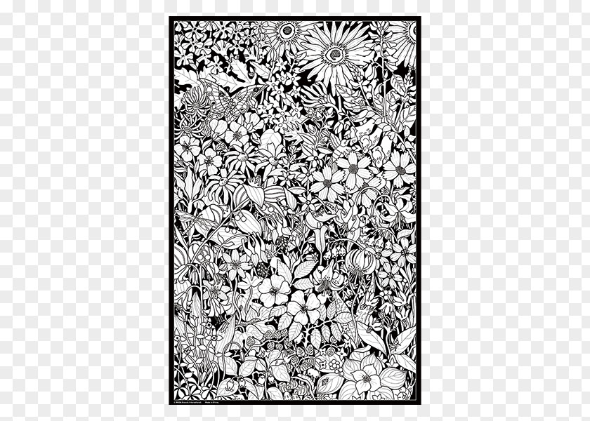 Design Artist Poster Black And White Coloring Book PNG