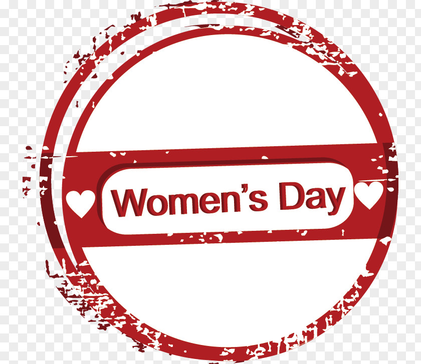 Women's Day Element Rubber Stamp Euclidean Vector Woman Illustration PNG
